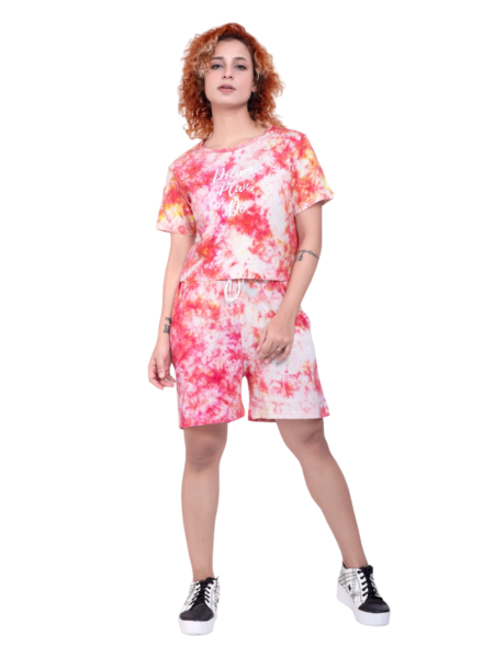 Tie & Dye Shorts Set